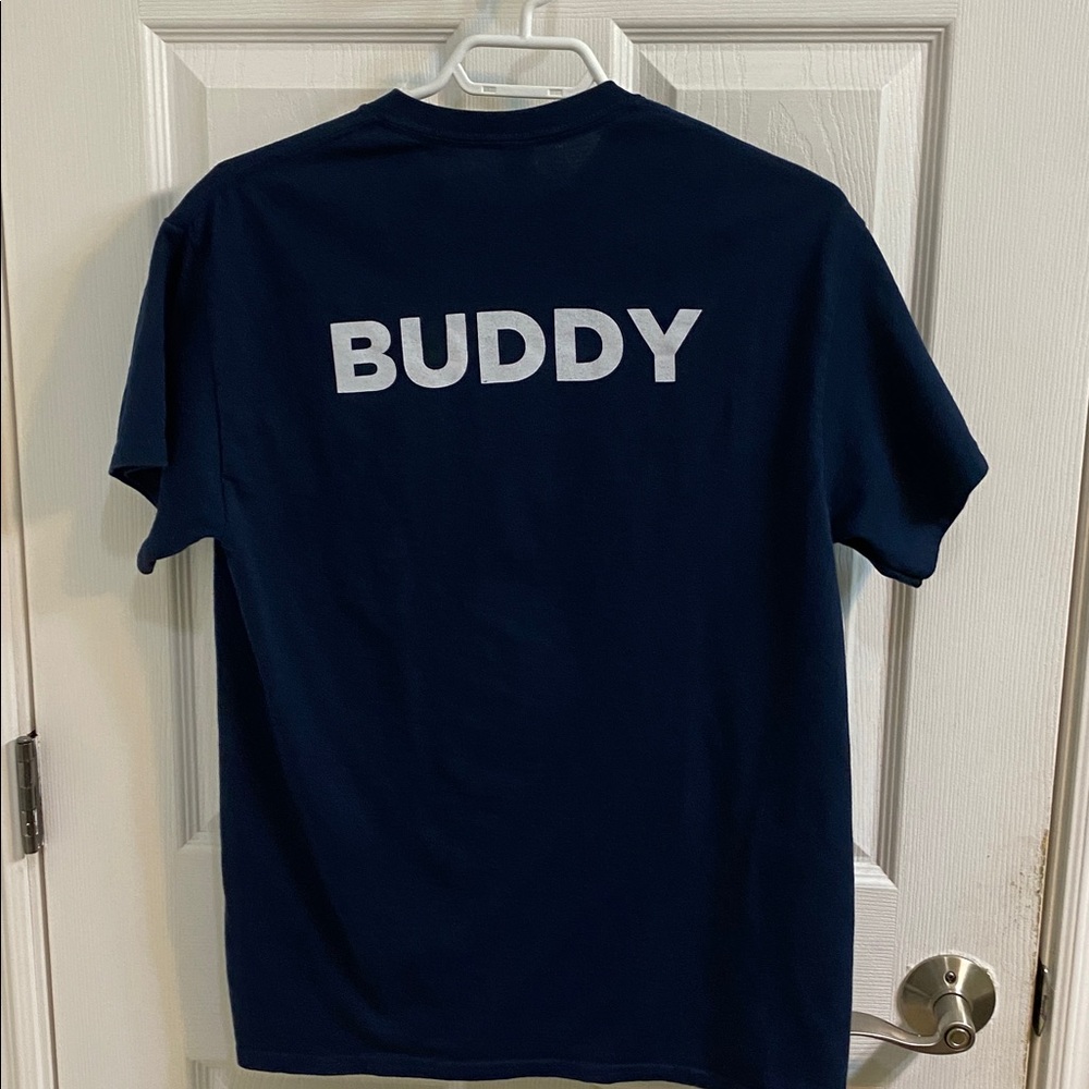 Toronto Blue Jays Baseball Care Foundation Buddy Navy Women’s Medium Tee Shirt - Picture 6 of 6
